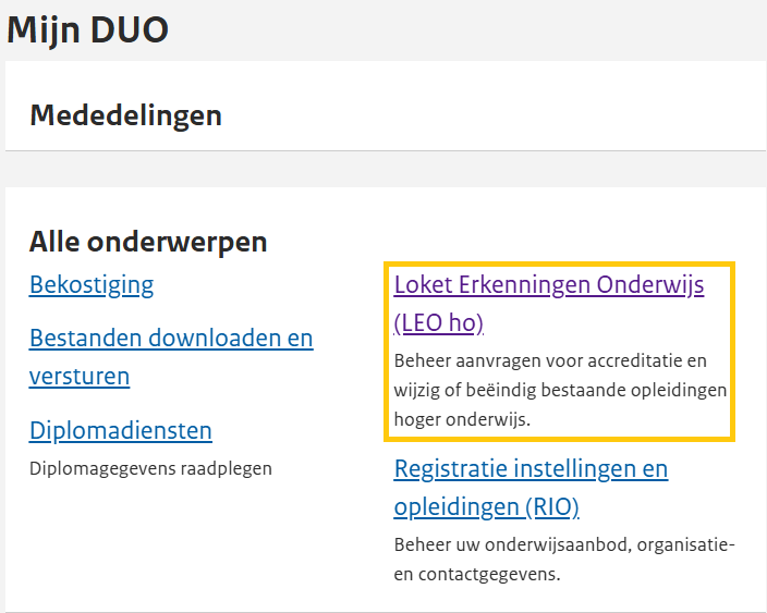 Clusteraanvraag stap 3