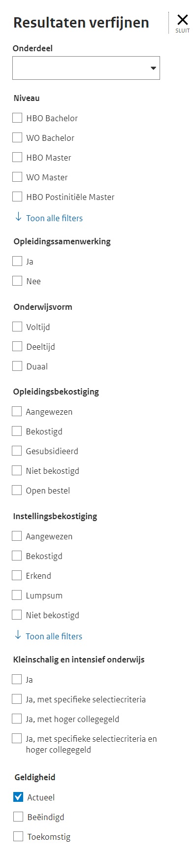 JPG Detailscherm resultaten verfijnen HO