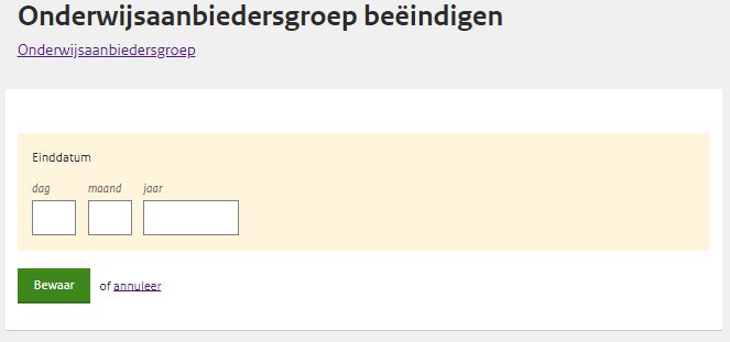 JPG Detailscherm Vullen einddatum onderwijsaanbiedersgroep