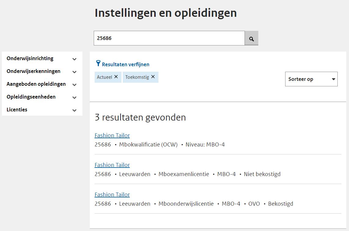 JPG Detailscherm zoekopdracht instellingsnummer in zoeken en vinden