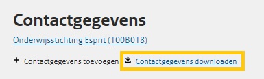 JPG Downloaden contactgegevens