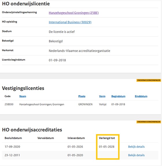 JPG oude manier vastlegging verlenging HO