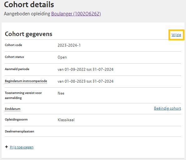 JPG Wijzig cohort