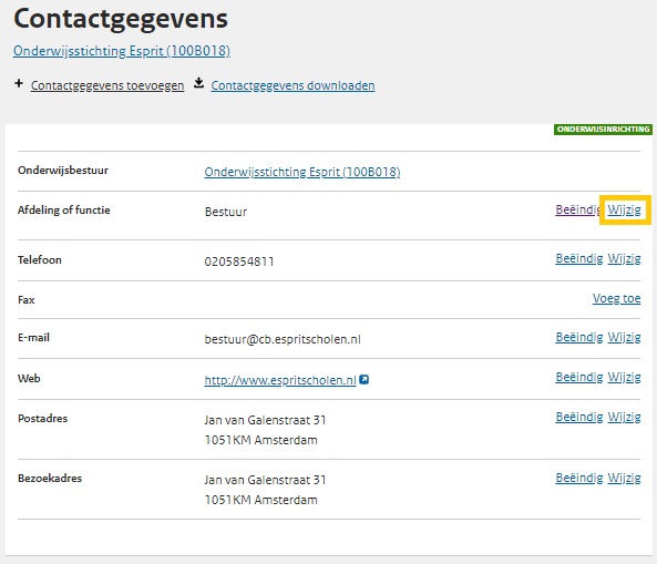 JPG Wijzig contactgegevens VO