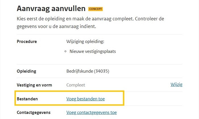 Stap 11 bestanden toevoegen
