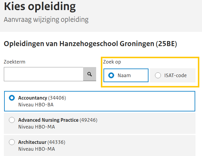 Stap 2 zoekfilters 222