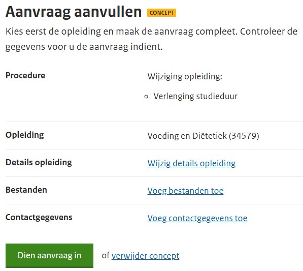 Stap 4 - NVAO verlenging studieduur Mathanja