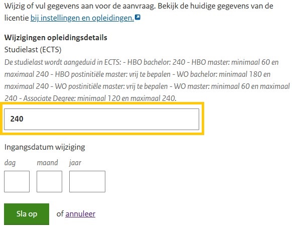 Stap 5 en 6 - NVAO verlenging studieduur Mathanja