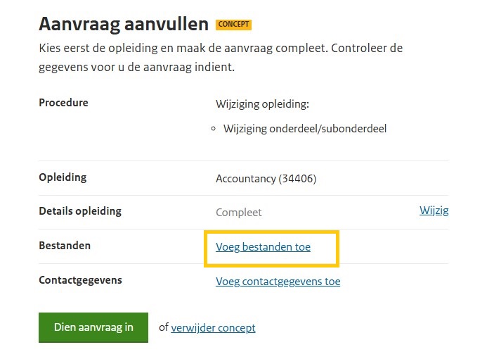 Voeg bestanden toe stap 7